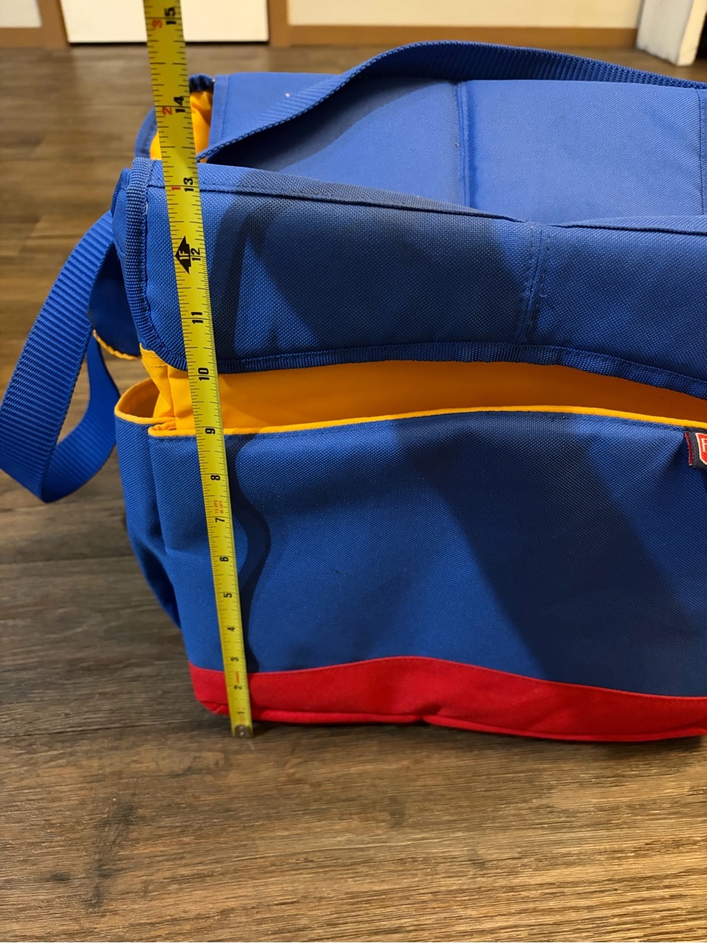 Retro 90’s Vintage Fisher Price Baby Diaper Bag Insulated ColorBlock Cooler Tote - Picture 3 of 11